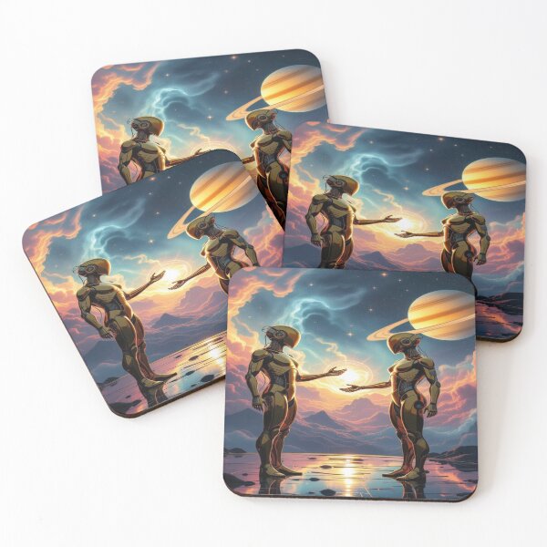 Item preview, Cosmic Connection – Two souls of steel in a moment of light between Saturnian dreams and stardust designed and sold by FotoworldEdel.