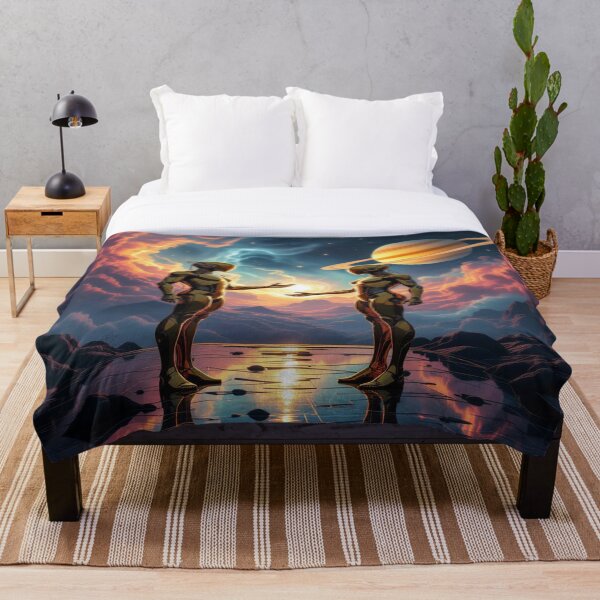 Item preview, Cosmic Connection – Two souls of steel in a moment of light between Saturnian dreams and stardust designed and sold by FotoworldEdel.