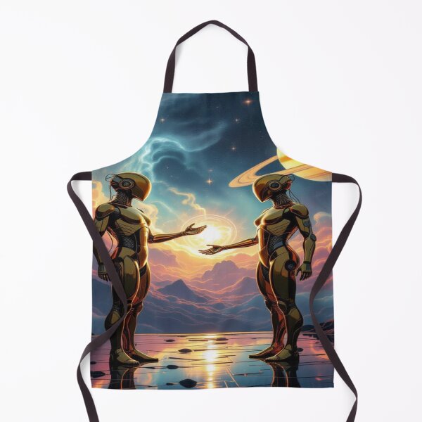 Item preview, Cosmic Connection – Two souls of steel in a moment of light between Saturnian dreams and stardust designed and sold by FotoworldEdel.