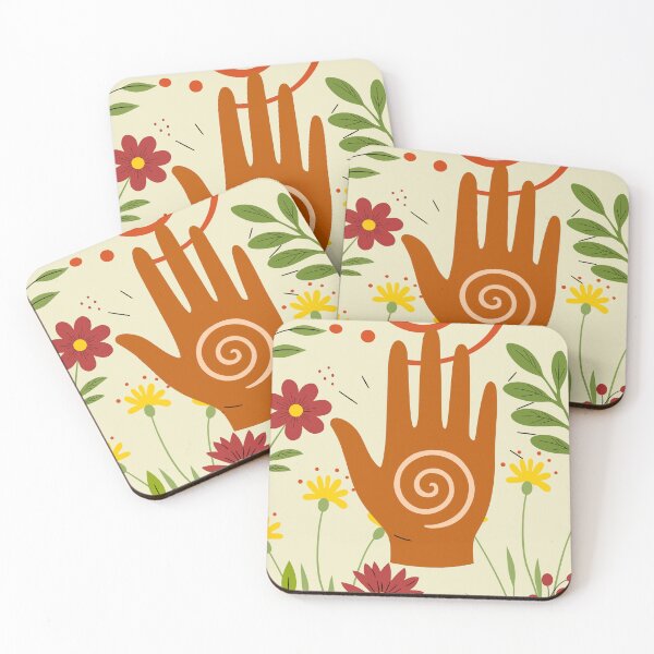 Artikelvorschau, Mystische Heilhand, botanische Boho-Kunst entworfen und verkauft von AllaMashycheva.