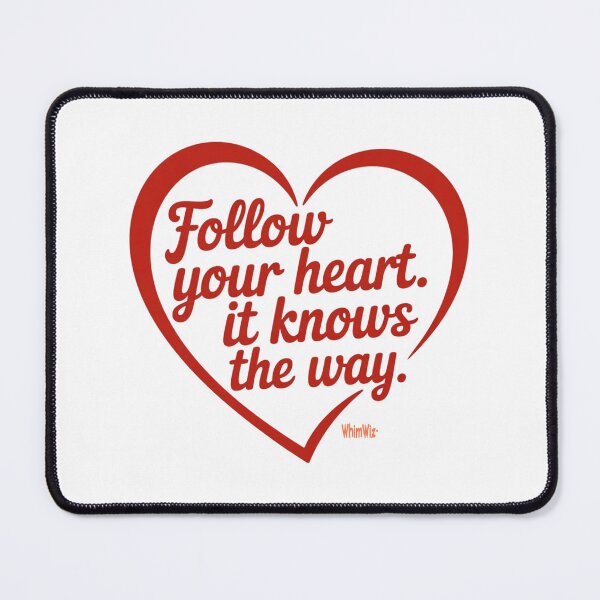 Item preview, Follow Your Heart - WhimWiz Funny & Quirky Gift Ideas designed and sold by WhimWiz.