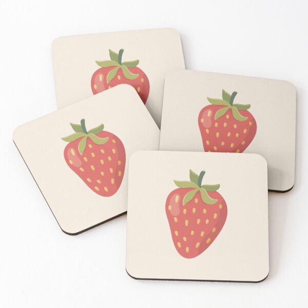 Item preview, Retro Strawberry Illustration designed and sold by HonestiesPrints.
