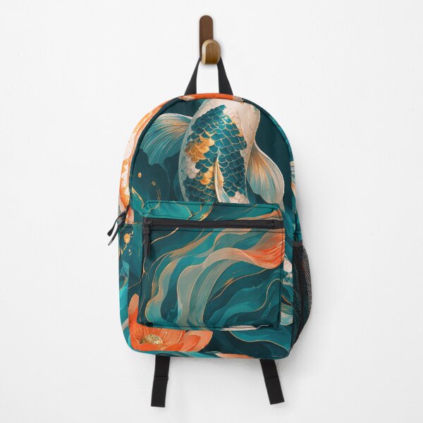 Item preview, Elegant Yin Yang Koi Fish, Luxury Tropical Pond Art designed and sold by ms_illustration.