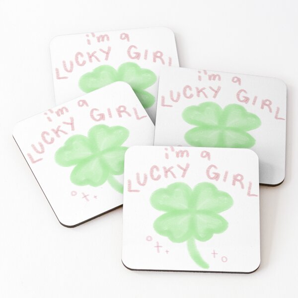 Item preview, I’m a Lucky Girl Clover designed and sold by AestheteArchive.