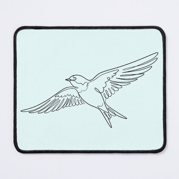 Item preview, Flying Bird Continuous Line Drawing Minimalist designed and sold by Opal Aura .