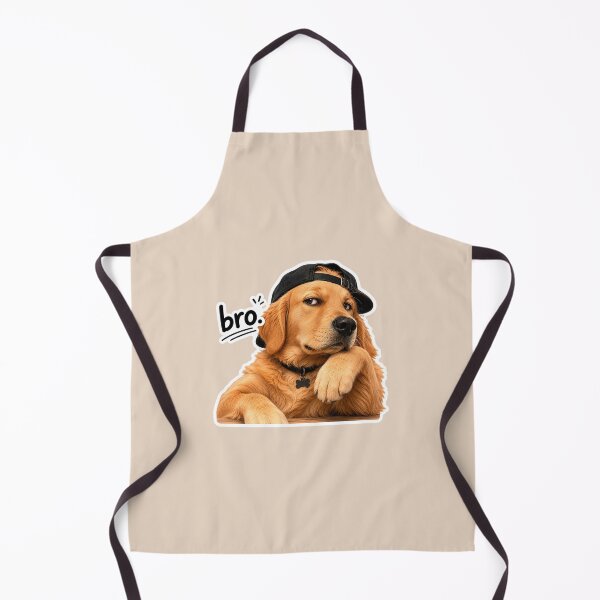 Item preview, Funny Side Eye Golden Retriever Meme Sticker | Cool Bro Dog Reaction Sticker designed and sold by Pransis_Diginer_26.
