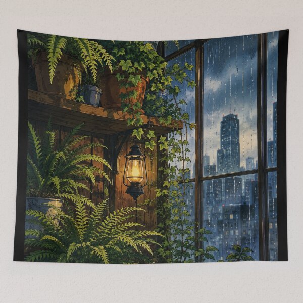 Item preview, The Greenhouse Nook - Lofi Anime Aesthetic designed and sold by bapupa.