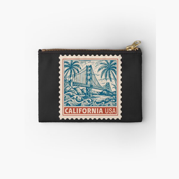 Item preview, California USA Classic Postage Stamp Golden Gate Bridge Design designed and sold by ArcticFoxStudio.