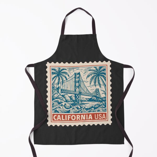 Item preview, California USA Classic Postage Stamp Golden Gate Bridge Design designed and sold by ArcticFoxStudio.