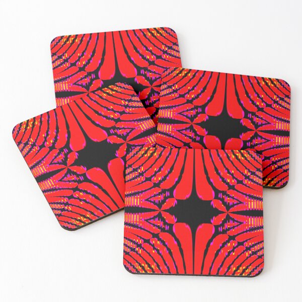 Item preview, Abstract Pattern "The Red Web"  designed and sold by Gluecknika.