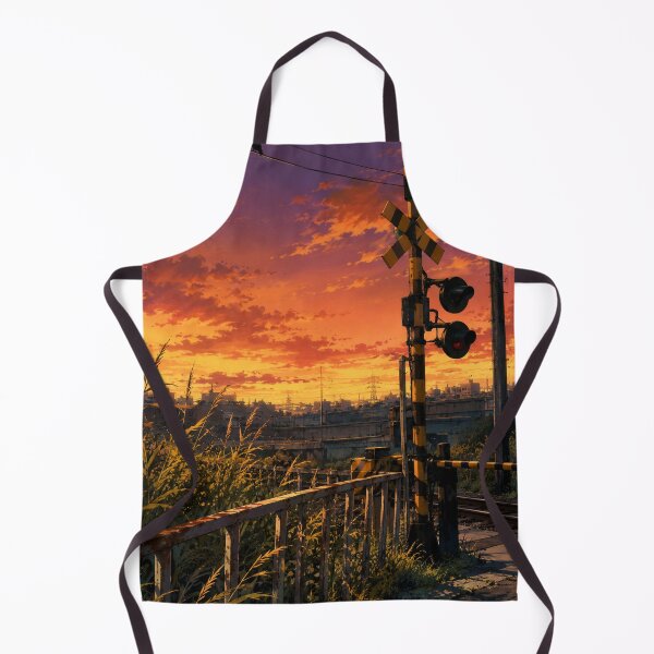 Item preview, Train Tracks Sunset - Lofi Anime Aesthetic designed and sold by bapupa.