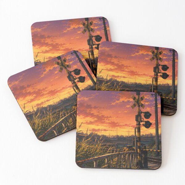 Item preview, Train Tracks Sunset - Lofi Anime Aesthetic designed and sold by bapupa.