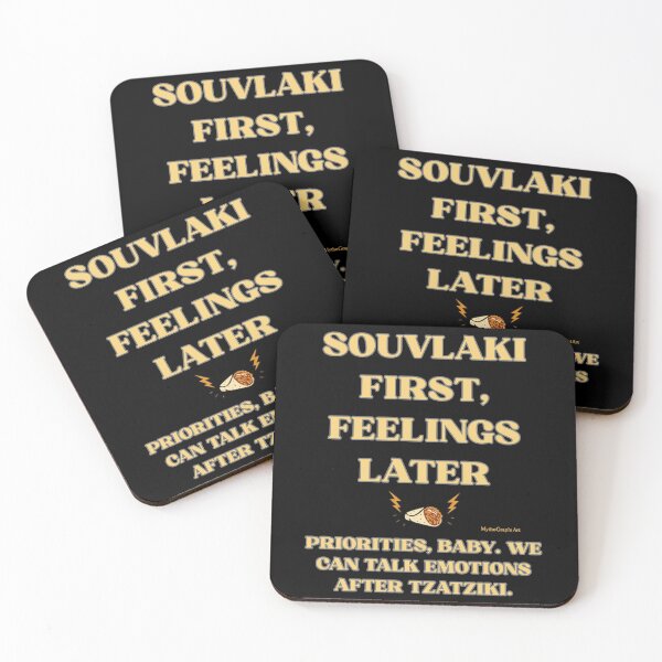 Item preview, Souvlaki First, Feelings Later designed and sold by mythographiaart.