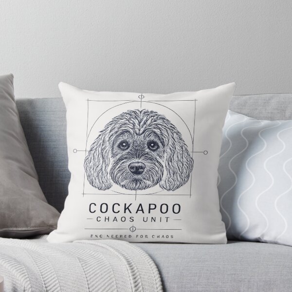 Item preview, Cockapoo Chaos Unit Engineered For Chaos Blueprint Sketch designed and sold by Cockapoo Society.