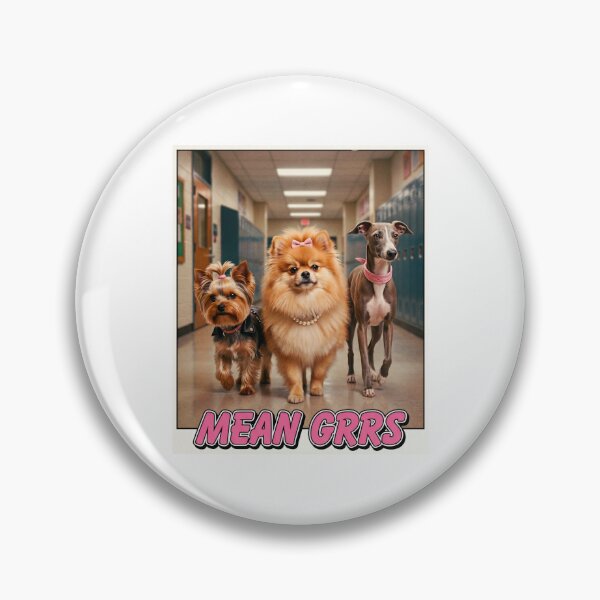 Item preview, Mean Grrs - Funny Dog Movie Poster Parody designed and sold by PupFiction26.