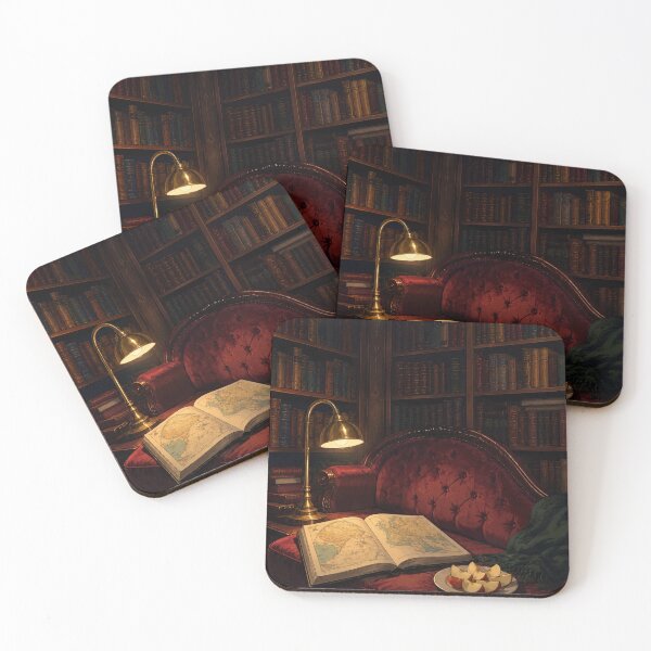 Item preview, Dusk Library - Lofi Art designed and sold by bapupa.
