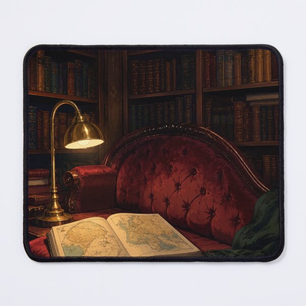 Item preview, Dusk Library - Lofi Art designed and sold by bapupa.