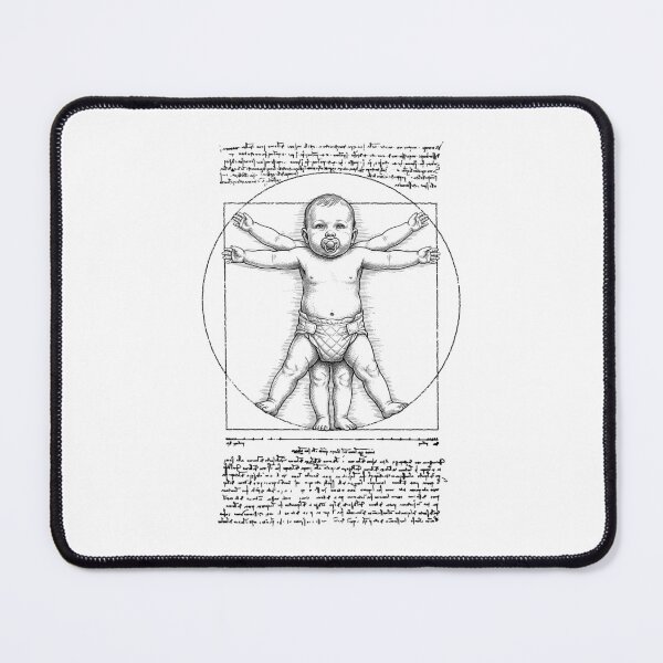 Item preview, New Mom Dad Baby Vintage Vitruvian Man Da Vinci Parent designed and sold by GrandeDuc.