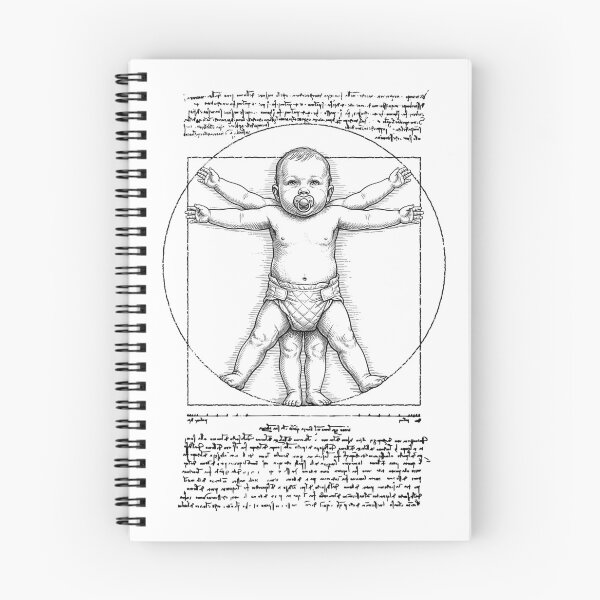 Item preview, Nueva mamá, papá, bebé, hombre vitruviano vintage, Da Vinci, padres designed and sold by GrandeDuc.