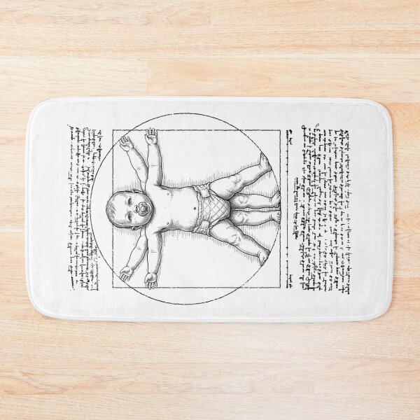 Item preview, New Mom Dad Baby Vintage Vitruvian Man Da Vinci Parent designed and sold by GrandeDuc.