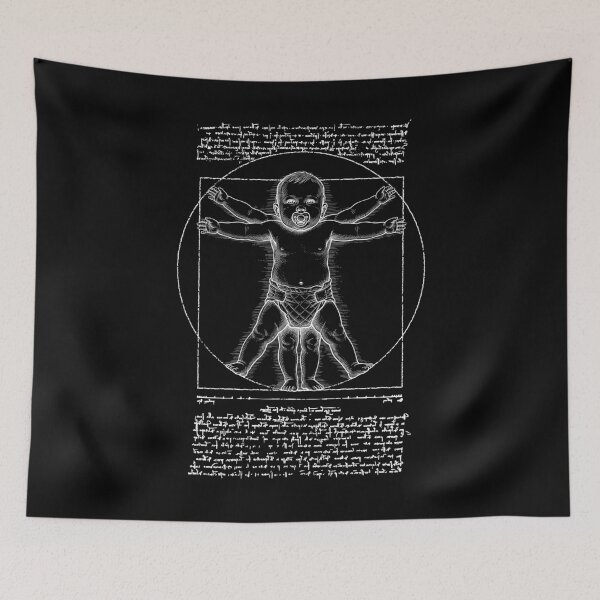 Item preview, New Mom Dad Baby Vintage Vitruvian Man Da Vinci Parent designed and sold by GrandeDuc.