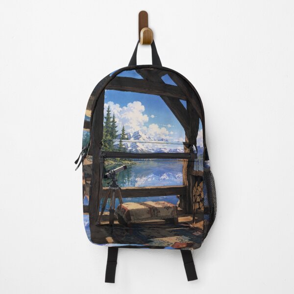Item preview, Lakeside Cabin Window - Lofi Art designed and sold by bapupa.