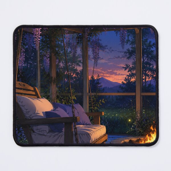 Item preview, Secret Garden Porch - Lofi Art designed and sold by bapupa.