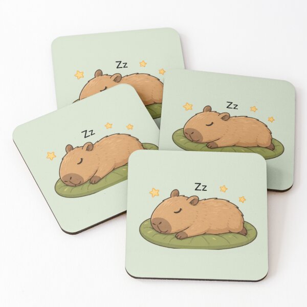 Item preview, Nap King Capybara designed and sold by MellowMunchkins.