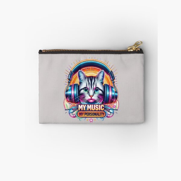 Item preview, Cat with Headphones - World Music Day designed and sold by Art-Arcade6.