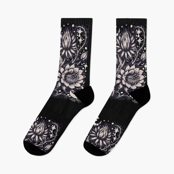 Item preview, Night Bloom Society Shirt Dark Floral Gothic Tee designed and sold by maxiprom.