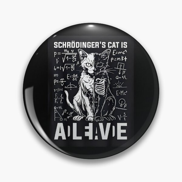 Item preview, Schrödinger’s Cat Is Alive Funny Quantum Physics Cat | Science Nerd Meme Tee designed and sold by AS94 Creative Designs.