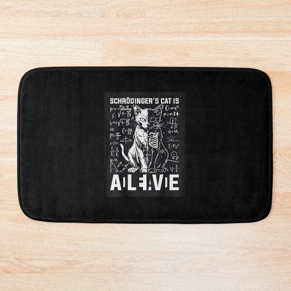 Item preview, Schrödinger’s Cat Is Alive Funny Quantum Physics Cat | Science Nerd Meme Tee designed and sold by AS94 Creative Designs.