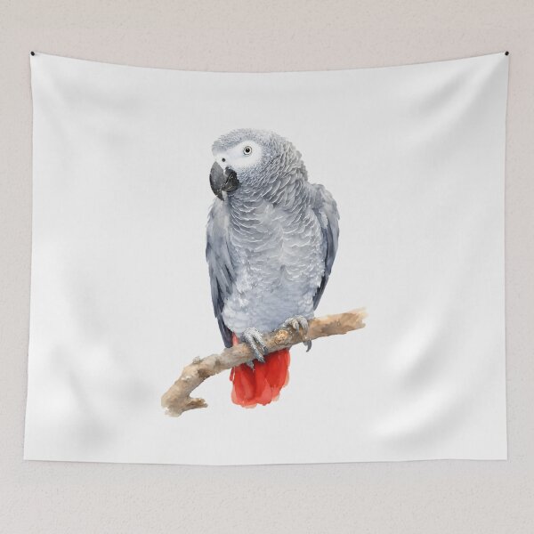 Item preview, African Grey Parrot designed and sold by HOMETOWN86.