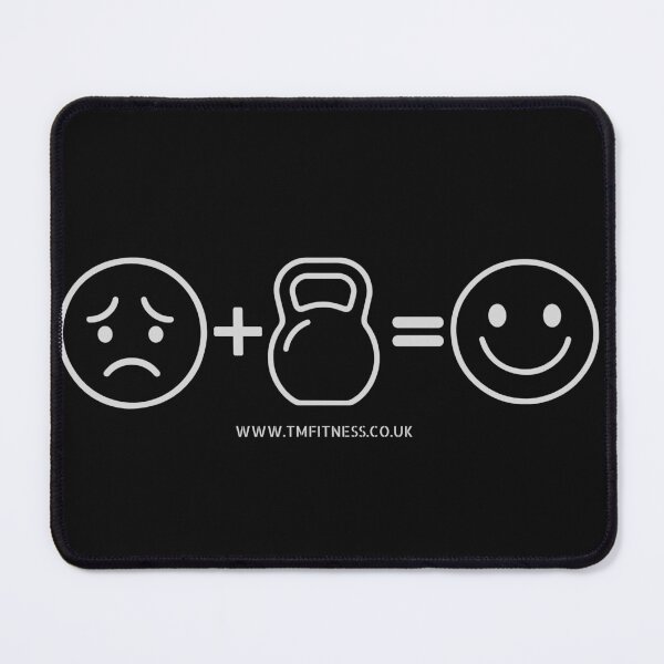 Item preview, Kettlebell Happiness (light on dark) designed and sold by TMFitness.
