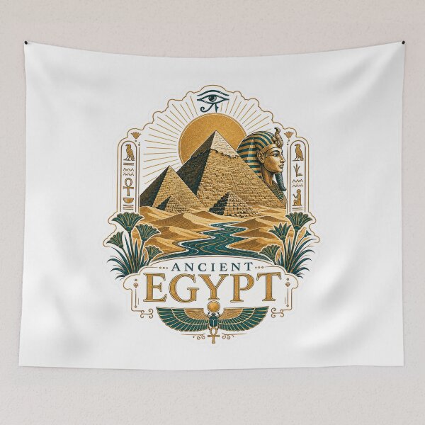 Item preview, Ancient Egypt Heritage Poster Design designed and sold by ArtsyExplorer.