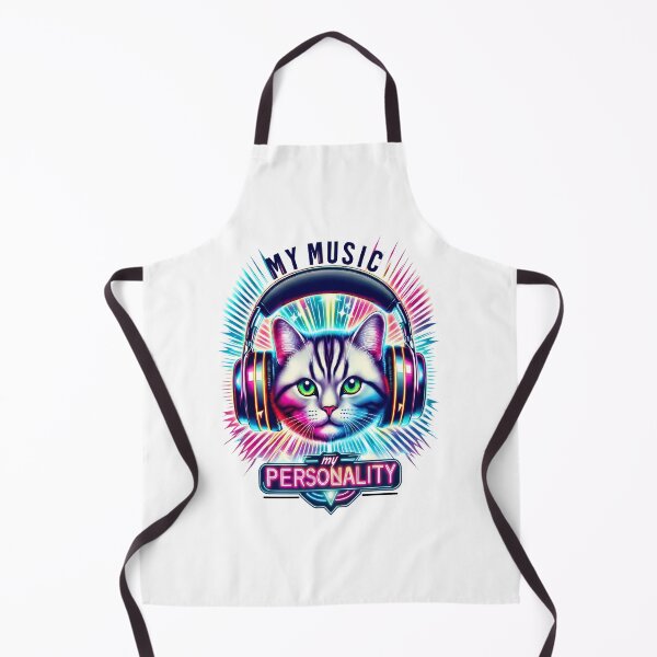 Item preview, Cat American Shorthair in  Headphones - World Music Day designed and sold by Art-Arcade6.
