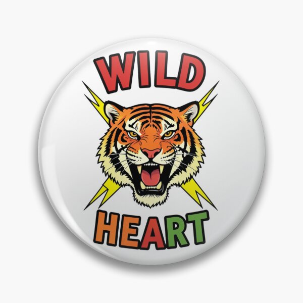 Item preview,   Vintage Wild Heart Tiger Roar Retro Tattoo Style designed and sold by M.Store.