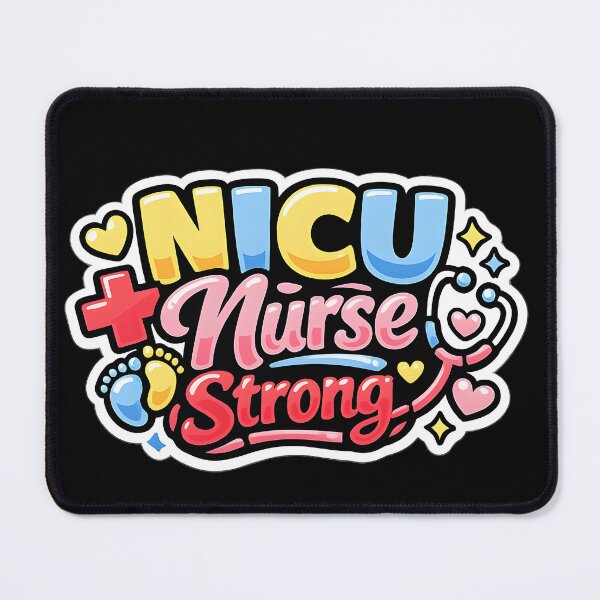 Item preview, NICU Nurse Strong Sticker | NICU Nurse Gift | Nurse Life designed and sold by VaultVibes.