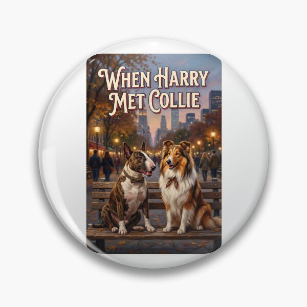 Item preview, When Harry Met Collie - Funny Rom-Com Dog Parody designed and sold by PupFiction26.