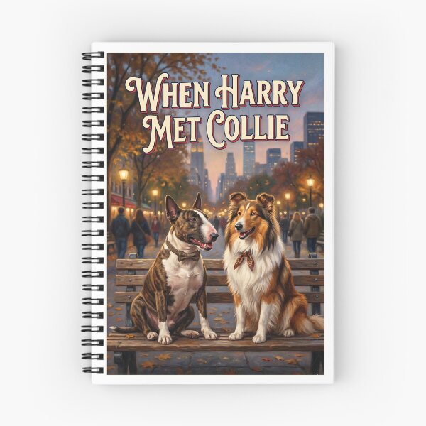 Item preview, When Harry Met Collie - Funny Rom-Com Dog Parody designed and sold by PupFiction26.
