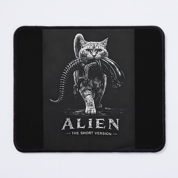Item preview, Alien The Short Version Funny Cat Xenomorph Parody | Sci-Fi Horror Cat Meme designed and sold by AS94 Creative Designs.