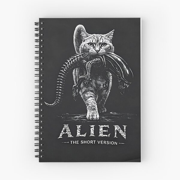 Item preview, Alien The Short Version Funny Cat Xenomorph Parody | Sci-Fi Horror Cat Meme designed and sold by AS94 Creative Designs.