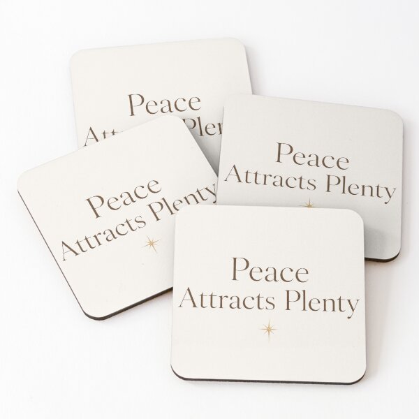Item preview, Peace Attracts Plenty designed and sold by BeaVibes.