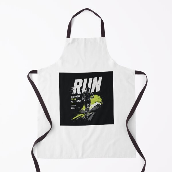 Item preview, Run Stronger Than Yesterday Motivational Running designed and sold by AchraffPrint.