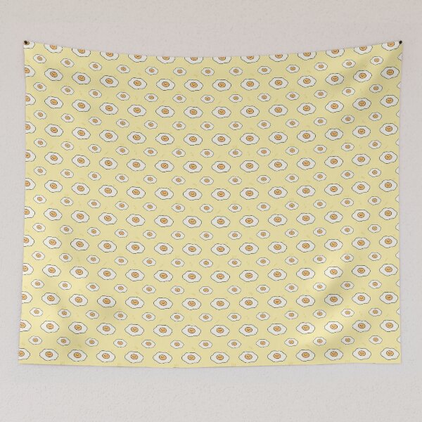 Item preview, Fried egg with yellow background designed and sold by thesalynn.