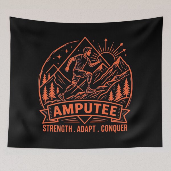 Item preview, Amputee Trail Runner – Strength Adapt Conquer Inspirational Athlete designed and sold by SidTastic .