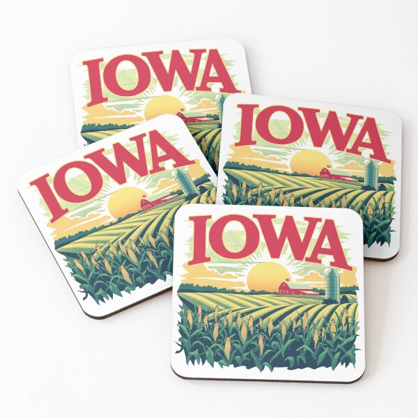 Item preview, Iowa Countryside Vintage State Design designed and sold by Musicdrip.