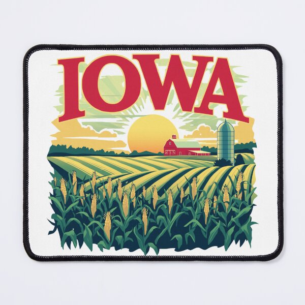 Item preview, Iowa Countryside Vintage State Design designed and sold by Musicdrip.