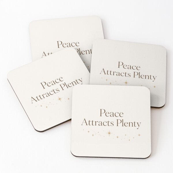 Item preview, Peace Attracts Plenty designed and sold by BeaVibes.
