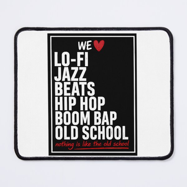 Item preview, WE LOVE LO-FI 4 – Old School Hip Hop Jazz Beats Streetwear Design designed and sold by Salimgor Hangaround Music.
